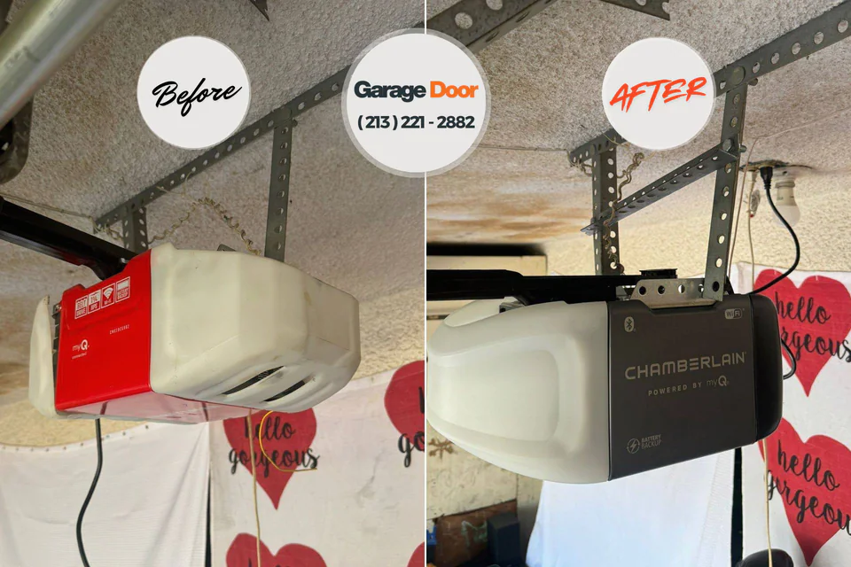 Before and after: garage door repair near me North Fort Myers